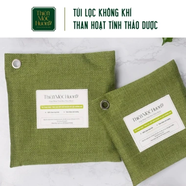 Túi Than Gáo Dừa Mix Thảo Dược 100k - Khử Mùi, Hút Ẩm, Giảm Say Xe, Khử Độc Ô Tô