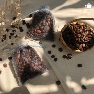 Túi Thơm Cà Phê Nguyên Chất 30-50g - Khử Mùi Ô Tô, Tủ, Văn Phòng, Giá 18.000 VNĐ Message Coffee 6