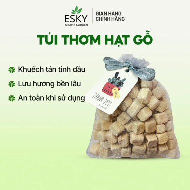 Túi Thơm Hạt Gỗ ESKY Aroma Garden - Khử Mùi Ô tô & Tủ Quần Áo, Giá 48.000 VND 10 Túi Thơm Hạt Gỗ ESKY Aroma Garden - Khử Mùi Ô tô & Tủ Quần Áo, Giá 48.000 VND 10