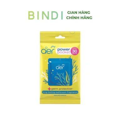 Túi Thơm Treo Phòng Tắm Godrej Aer Pocket 10g Sea Breeze - 21.000₫ (giảm từ 26.460₫)