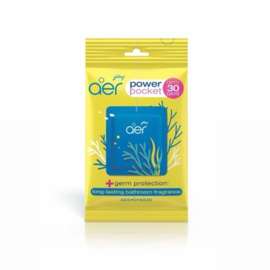 Túi Thơm Treo Phòng Tắm Godrej Aer Pocket 10g Sea Breeze - 21.000₫ (giảm từ 26.460₫)