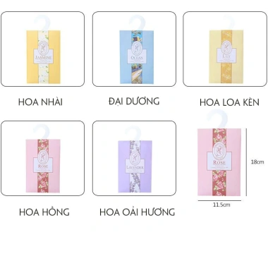 Túi thơm treo tủ quần áo hương tự nhiên cao cấp - Giá 20.000₫, thơm mát phòng khách ngủ