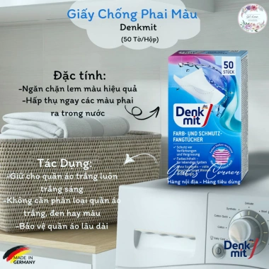 Túi thơm tủ quần áo Denkmit hương dịu nhẹ nhập khẩu Đức, giá chỉ 50.000₫ (64.500₫)