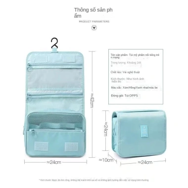 Túi thu ngân gấp lại đa tầng có móc, đựng đồ cá nhân và mỹ phẩm 65.880 VND