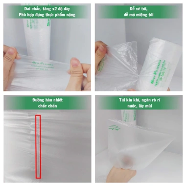 Túi thực phẩm sinh học Green Eco 500g - Tự hủy, bảo quản an toàn, chỉ 35.000 VND