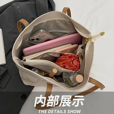 Túi tote 12 inch dung tích lớn 2.025 cho nữ đi làm, học, laptop 195k