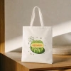 Túi Tote Canvas 33x38cm Có Khóa Phong Cách Xuân Tết In Bánh Chưng Giá 59k 5