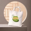 Túi Tote Canvas 33x38cm Có Khóa Phong Cách Xuân Tết In Bánh Chưng Giá 59k 8