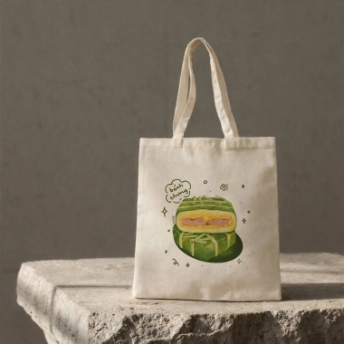 Túi Tote Canvas 33x38cm Có Khóa Phong Cách Xuân Tết In Bánh Chưng Giá 59k 10 Túi Tote Canvas 33x38cm Có Khóa Phong Cách Xuân Tết In Bánh Chưng Giá 59k 10