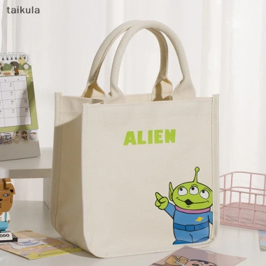 Túi tote canvas đa năng hình Gấu, Dâu Tây, Stitch, Ba Mắt Winnie Pooh - Túi Bento, Xách Taikula 3 Túi tote canvas đa năng hình Gấu, Dâu Tây, Stitch, Ba Mắt Winnie Pooh - Túi Bento, Xách Taikula 3