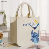 Túi tote canvas đa năng hình Gấu, Dâu Tây, Stitch, Ba Mắt Winnie Pooh - Túi Bento, Xách Taikula 6