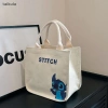 Túi tote canvas đa năng hình Gấu, Dâu Tây, Stitch, Ba Mắt Winnie Pooh - Túi Bento, Xách Taikula 12
