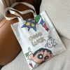 Túi tote canvas đa năng hình Gấu, Dâu Tây, Stitch, Ba Mắt Winnie Pooh - Túi Bento, Xách Taikula 16