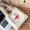 Túi Tote Canvas Đeo Vai T1 Tê Đỏ Ngăn Ngoài Đựng A4 - Giá 45.000₫ 2