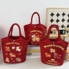 Túi Tote Canvas Năm Ngựa Xô Đỏ May Mắn 2.026 - Thiết Kế Dễ Thương, Phù Hợp Hội Nghị và Quà Tặng