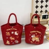 Túi Tote Canvas Năm Ngựa Xô Đỏ May Mắn 2.026 - Thiết Kế Dễ Thương, Phù Hợp Hội Nghị và Quà Tặng 4