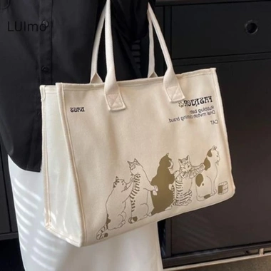 Túi Tote Canvas Nữ Đa Năng Lớn - Đi Lại Thời Trang, Giảm 22% Chỉ 120.852₫ 7