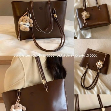 Túi Tote Chio Công sở Size 32 Đeo vai Đựng A4 Laptop, Tặng gấu treo, Xịn đẹp 017#
