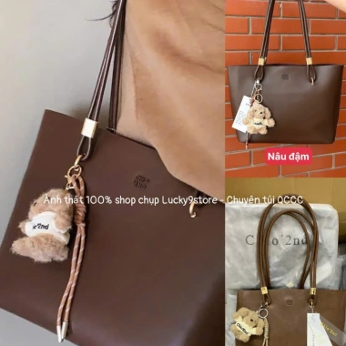 Túi Tote Chio Công sở Size 32 Đeo vai Đựng A4 Laptop, Tặng gấu treo, Xịn đẹp 017#