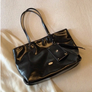 Túi tote công sở CHIO da bóng cỡ lớn 44cm - Đeo vai tiện, đi học và đi làm, giảm giá 10