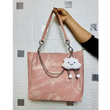 Túi tote công sở JUMALI da loang size 35cm, đeo vai, dây xích - Giá 79.000 VNĐ 10