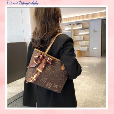 Túi Tote Da Én Công Sở Sang Trọng + Khăn Lụa K03 – Giá 75.000₫ (Giảm 20%) 2