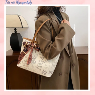 Túi Tote Da Én Công Sở Sang Trọng + Khăn Lụa K03 – Giá 75.000₫ (Giảm 20%) 5