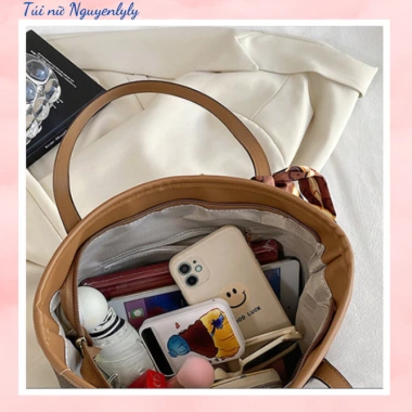 Túi Tote Da Én Công Sở Sang Trọng + Khăn Lụa K03 – Giá 75.000₫ (Giảm 20%) 6
