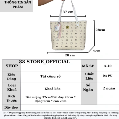 Túi tote da Hello Kitty nữ công sở Hàn Quốc, vừa A4 A-40, giá ưu đãi 129.000₫