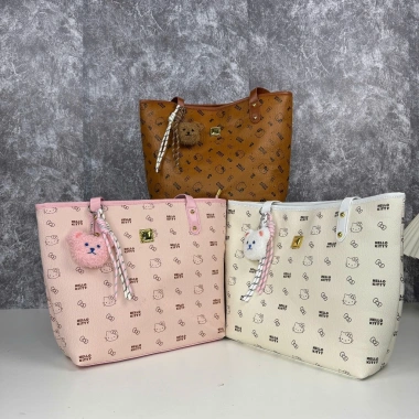 Túi tote da Hello Kitty nữ công sở Hàn Quốc, vừa A4 A-40, giá ưu đãi 129.000₫