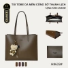 Túi Tote Da Mềm Dáng Công Sở Lịch Sự Quảng Châu Cao Cấp Kèm Charm 699.000 VND