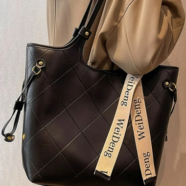 Túi tote da mềm Hàn Quốc bản to Mia - Đựng A4, laptop 15 inch đi học đi làm, kèm dây vải 7, chỉ 235.000 6
