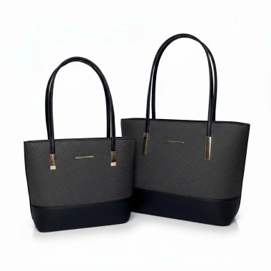 Túi Tote Da Mix Vải Không Dệt 6.095 - Phong Cách Công Sở, Size Đa Dạng, Giá 479k