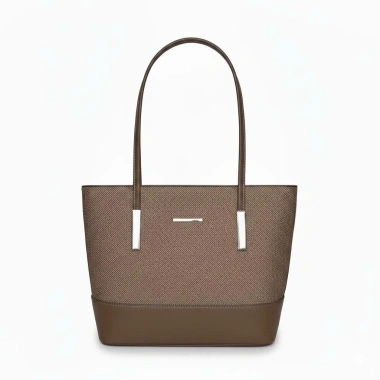 Túi Tote Da Mix Vải Không Dệt 6.095 - Phong Cách Công Sở, Size Đa Dạng, Giá 479k