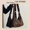 Túi tote da nhám nữ công sở, dây đeo bản to, đi học đi làm, giảm 24% chỉ 76.000