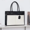 Túi Tote Da Nữ LIMI 5 màu Ngăn laptop 15 inch, đựng A4, thích hợp công sở học đường