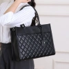 Túi Tote Da Nữ LIMI 5 màu Ngăn laptop 15 inch, đựng A4, thích hợp công sở học đường 7