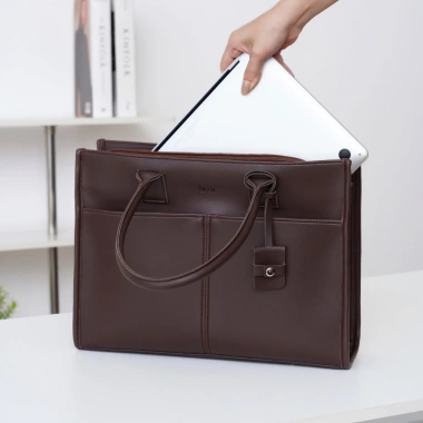 Túi Tote Da Nữ LIMI 5 màu Ngăn laptop 15 inch, đựng A4, thích hợp công sở học đường 8 Túi Tote Da Nữ LIMI 5 màu Ngăn laptop 15 inch, đựng A4, thích hợp công sở học đường 8