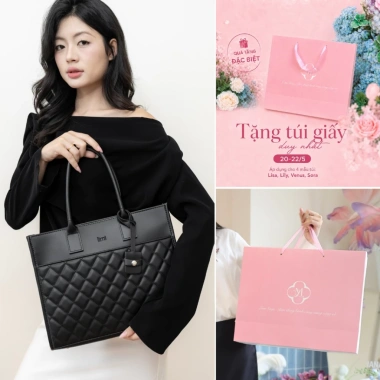 Túi Tote Da Nữ LIMI 5 màu Ngăn laptop 15 inch, đựng A4, thích hợp công sở học đường 10 Túi Tote Da Nữ LIMI 5 màu Ngăn laptop 15 inch, đựng A4, thích hợp công sở học đường 10