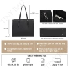 Túi tote da PU cao cấp lớn, ngăn chống sốc laptop A4, đeo chéo đa năng giá ưu đãi 379k 10