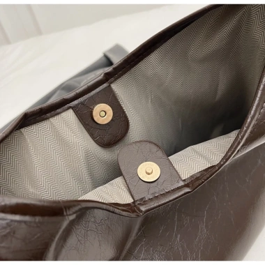 Túi Tote Da Trơn Nữ - Quai Đeo Bản To, Phù Hợp Đi Học & Công Sở, Giá 75.000 8