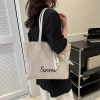 Túi Tote đan cói họa tiết Summer trẻ trung - túi biển Hàn Quốc siêu xinh, giảm còn 119k 5