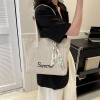 Túi Tote đan cói họa tiết Summer trẻ trung - túi biển Hàn Quốc siêu xinh, giảm còn 119k 6