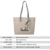 Túi Tote đan cói họa tiết Summer trẻ trung - túi biển Hàn Quốc siêu xinh, giảm còn 119k 9
