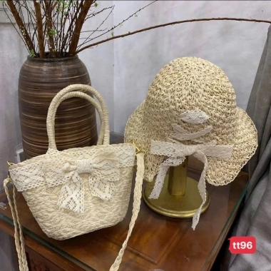 Túi Tote Đeo Vai Cối Đan Thủ Công Túi Du Lịch Mẫu Mới Giá 78.299 VND 8