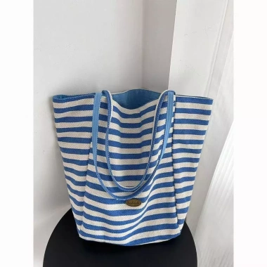 Túi Tote Hai Mặt Muối Biển Xanh Vải Sọc Cao Cấp Dành Cho Nữ Giá Ưu Đãi 108.000₫ 5