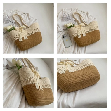 Túi Tote KOHATS vintage to đeo vai xách tay khoá kéo tiện lợi du lịch 119k 7