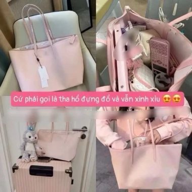 Túi Tote LC size lớn - Đựng đồ thoải mái, chất liệu bền, giảm giá 169k (giá gốc 218k)