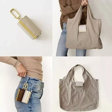Túi Tote móc khóa AHYS Mini, vòng chìa khóa tái dùng, môi trường – 225.500₫ 9