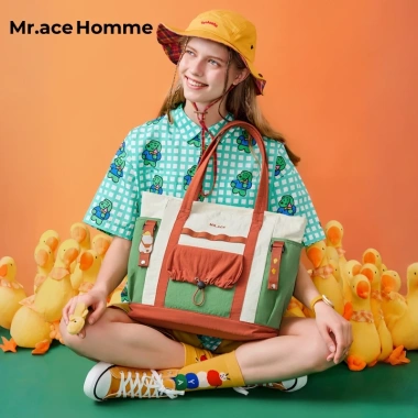 Túi Tote Mr.ace Homme GO DUCK Dung tích lớn - Đeo vai tiện cho đi làm & học, giảm giá 20% 2